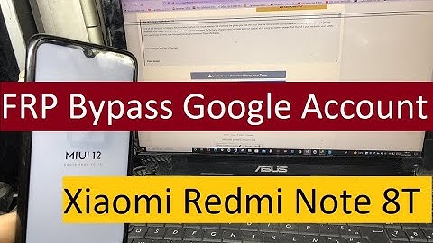 FRP Bypass Google Account Xiaomi Redmi Note 8T | Without PC | Last Update 2022