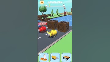 shape shifting 🚦🏃🚘 level 224 gameplay #shapeshifting #shorts #viral