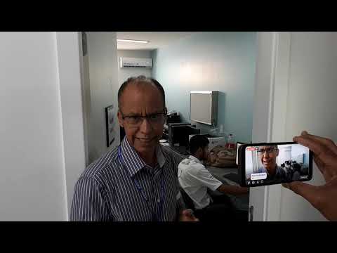 COORDENADOR RECEBE IMPRENSA E MOSTRA TODO SISTEMA DA POLICLÍNICA