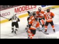 Ray emery punches david perron flyers vs penguins