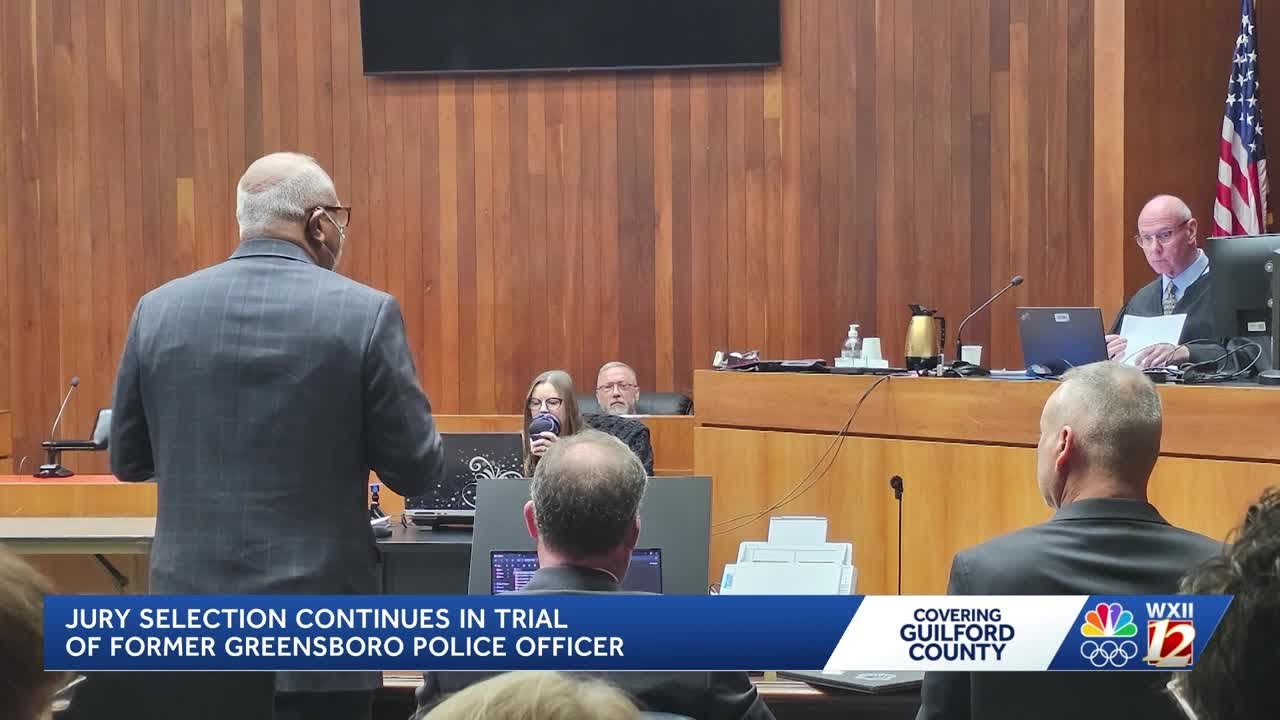 Jury selection continues in trial of former Greensboro officer accused ...