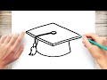 How to Draw a Graduation Cap Step by Step