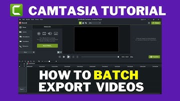 How to Render Multiple Video Projects (at Once) Using Camtasia
