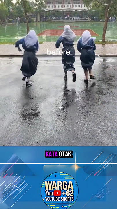 Awalnya Lari Saat Hujan, Tiga Siswi Ini Malah Kena Soal Fisika Dadakan