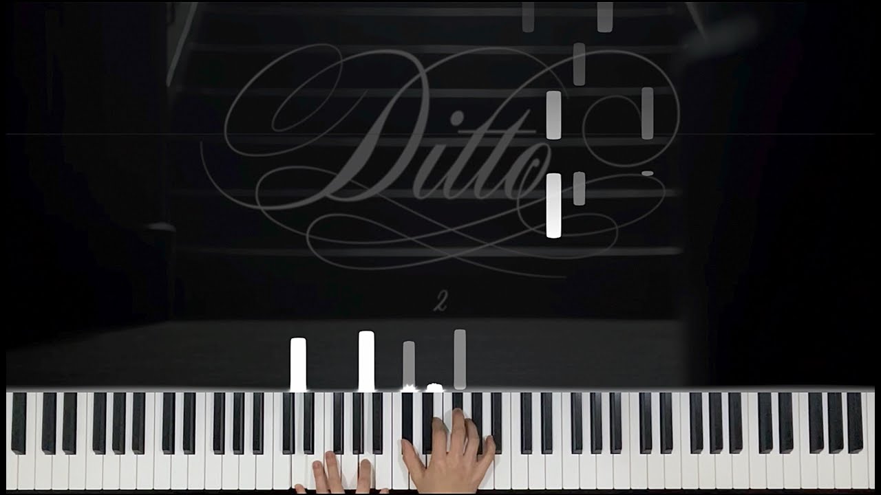 NewJeans (뉴진스) 'Ditto' Piano Tutorial