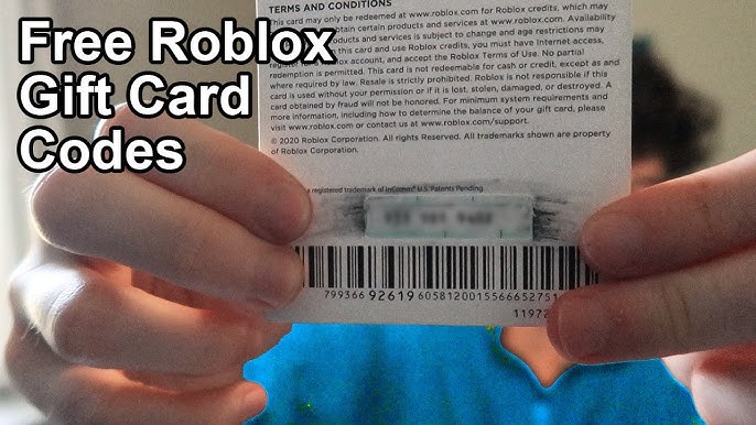 Roblox Gift Card Codes 2023 (May Free & Unused Code) in 2023