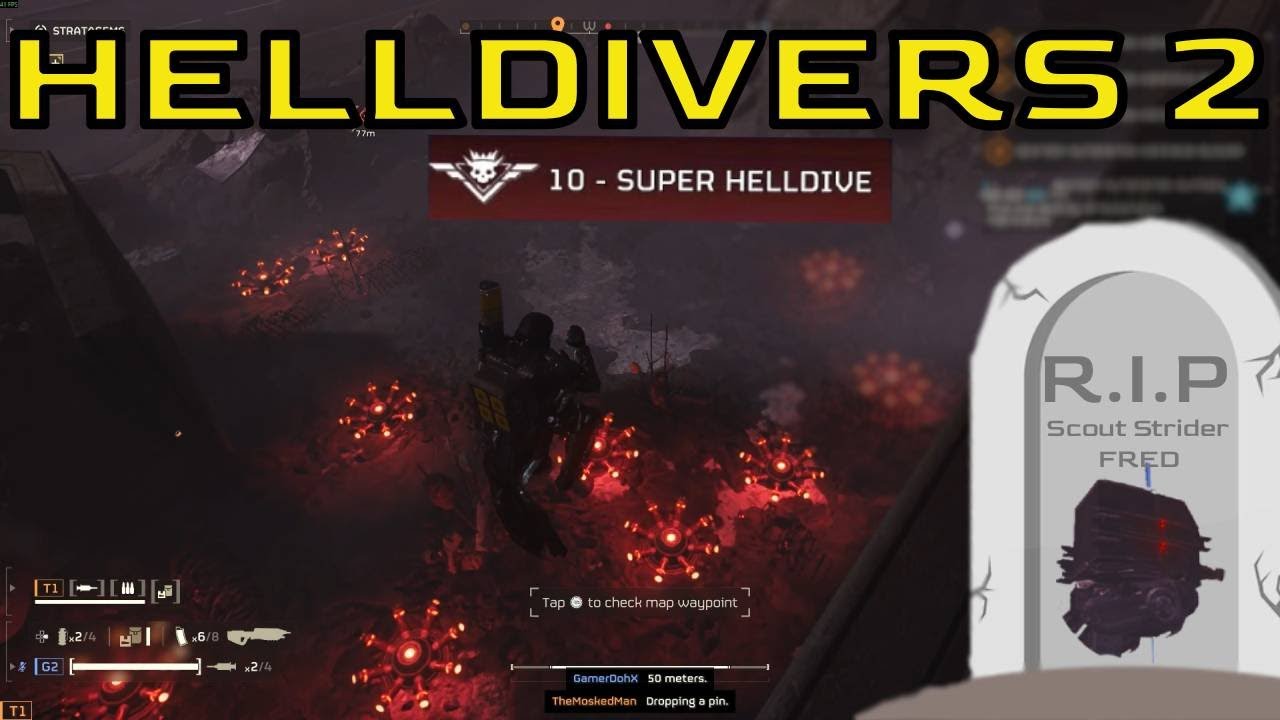 RIP Fred the Strider HELLDIVERS 2