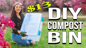 DIY Compost Bin for $13! Easy & Affordable - Gardening Tips