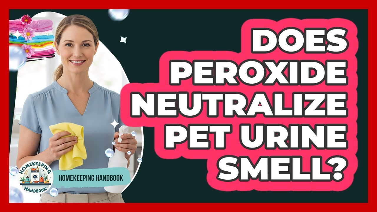 Does Peroxide Neutralize Pet Urine Smell?