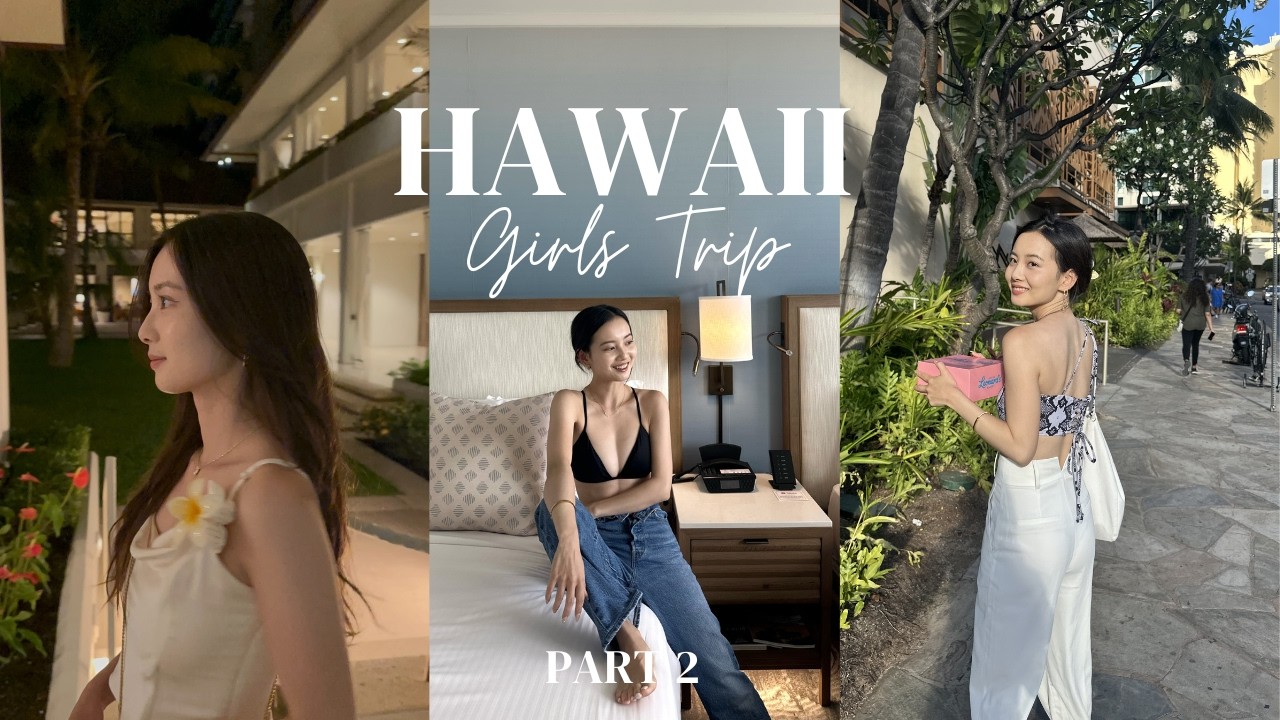 【ハワイvlog】ダイヤモンドヘッドに初めて登ってきた(後半編)Girls trip in hawaii 🤙