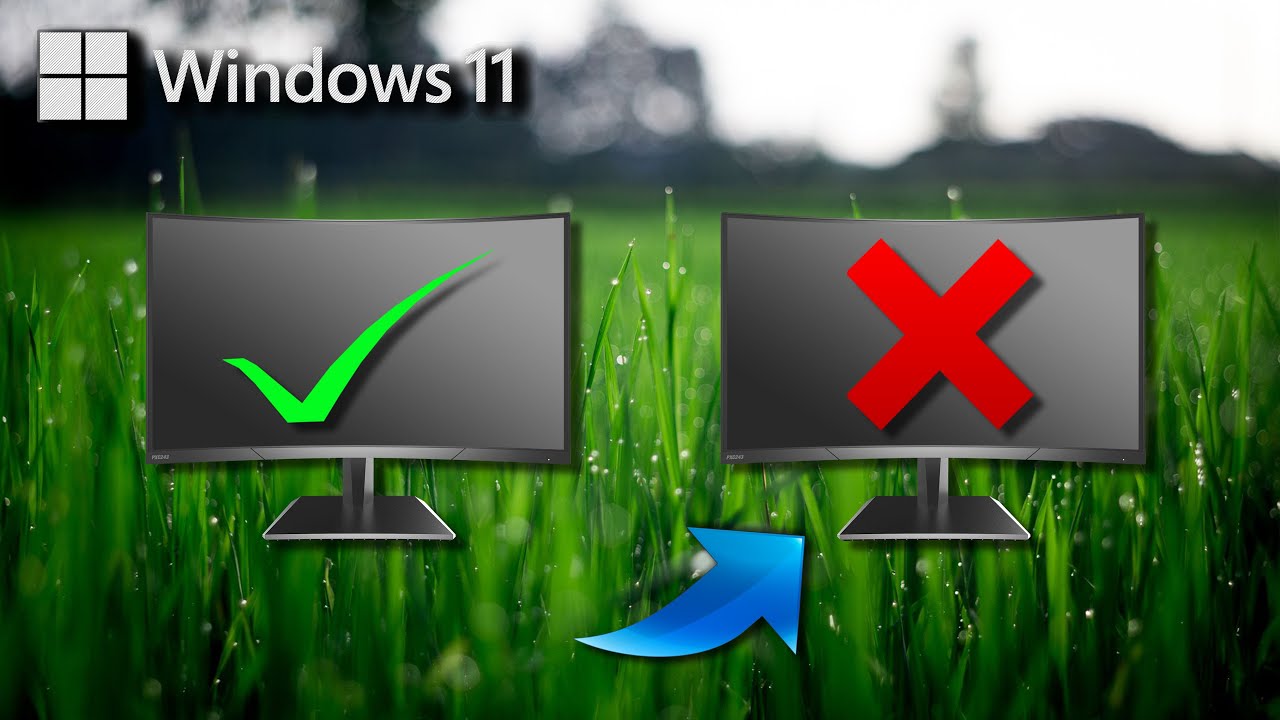 Windows11が2番目のデュアルモニターを検出しない時の対処方法 - YouTube