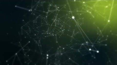 Green Plexus Fantasy Abstract Technology Stock Motion Graphics
