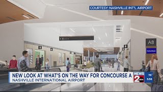 New look at changes coming to BNA Concourse A