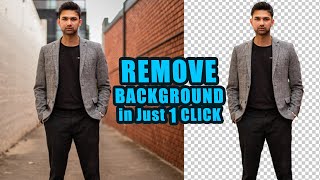 How to Remove Background in Just 1 Click? | Learn Adobe Photoshop CC