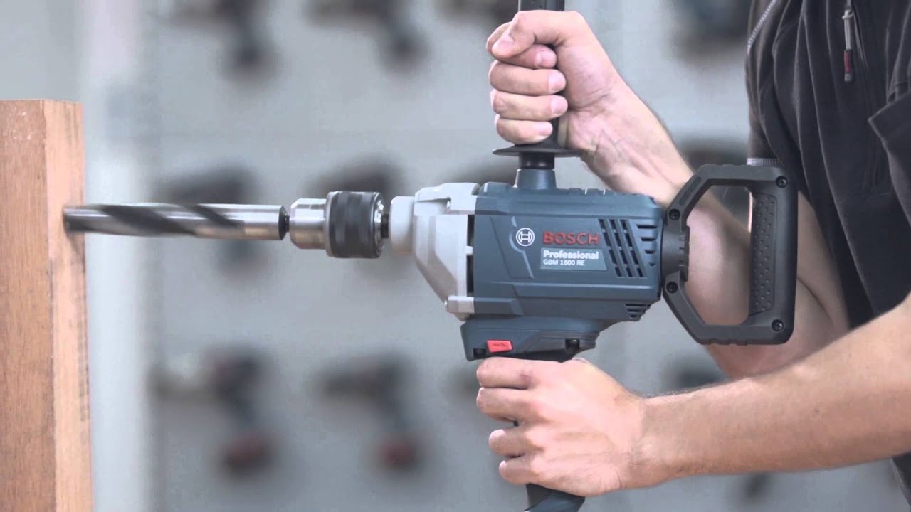 Bosch Power Drill and Mixer GBM 1600 RE Professional YouTube