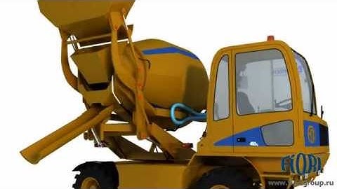 Бетоносмеситель с самозагрузкой FIORI DB 460