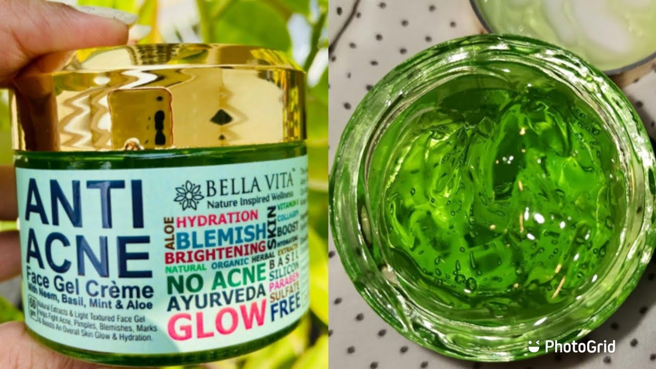 bella vita organic anti acne gel