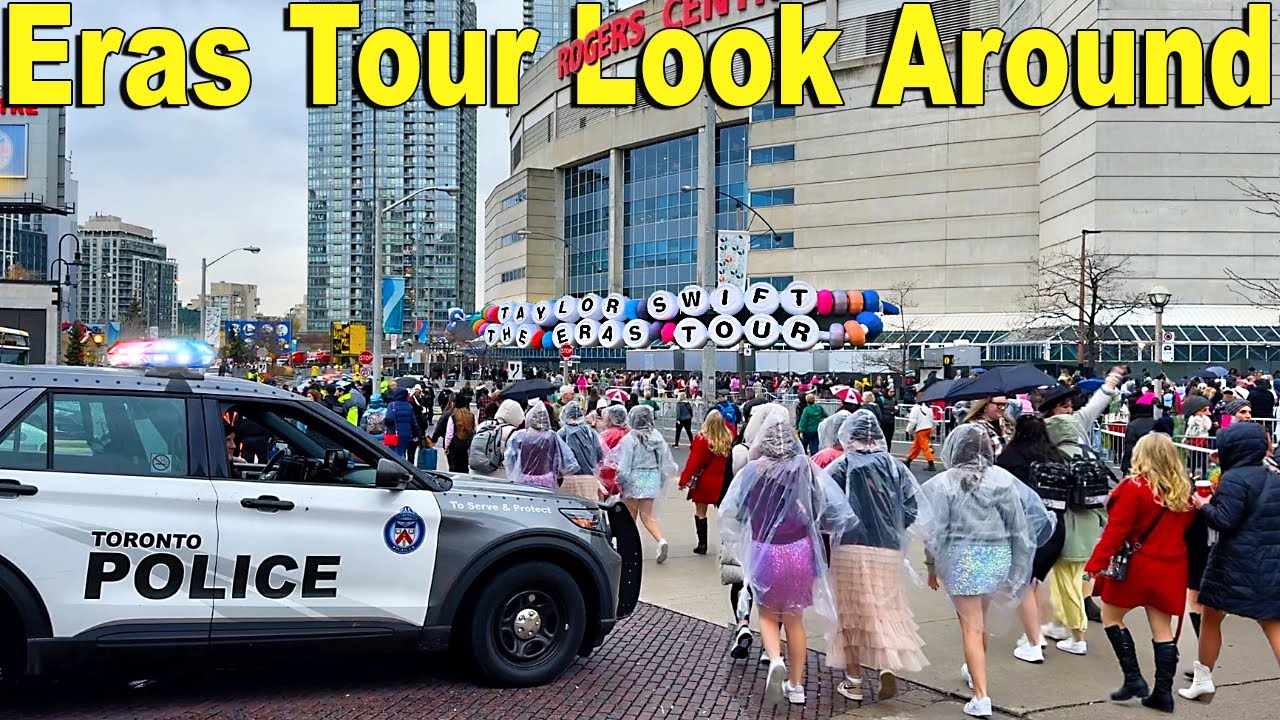 Toronto Taylor Swift Eras Tour Rogers Centre Walk - YouTube