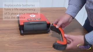 Mediana A15 Defibrillator | How to install the battery