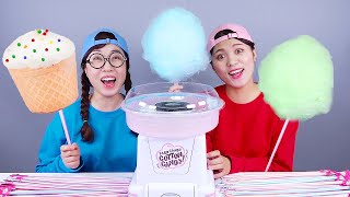 Permen Kapas Raksasa Marshmallow Mukbang DONA