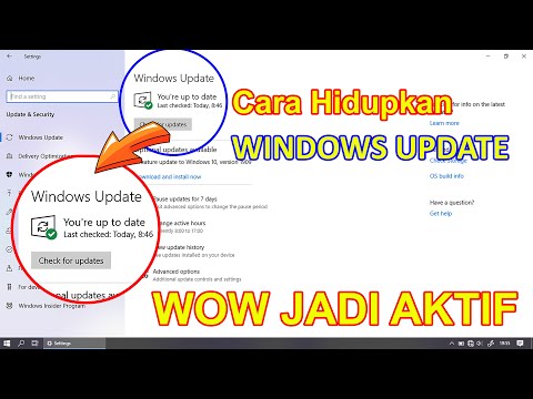 #WindowsUpdate Cara Mengaktifkan Windows Update Win 10 Yang Sebelumnya OFF Menjadi Aktif Kembali