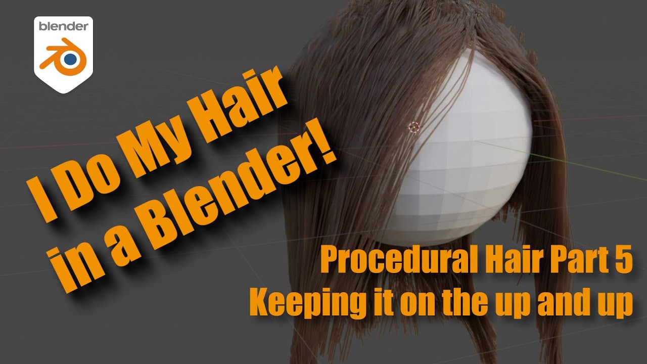 New Blender Hair Tools Part 5 - Keeping Hair Above the Surface pic pic