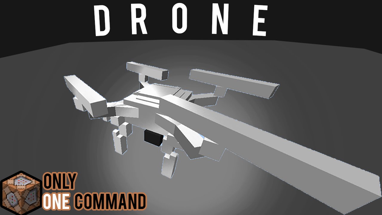 DRONE ONE COMMAND 1.10+ MINECRAFT VANILLA FR YouTube