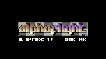 Alpha Flight - Alpha Flight Intro (1994) (3) | C64 Crack Intro