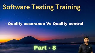 Software Testing in Telugu Part-8 | Quality assurance Vs Quality control | Software Testing | Telugu