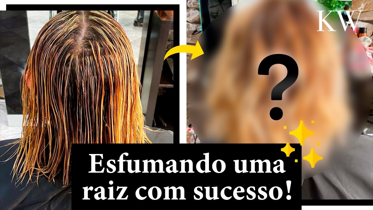 Aprenda a esfumar a raiz do cabelo! - YouTube