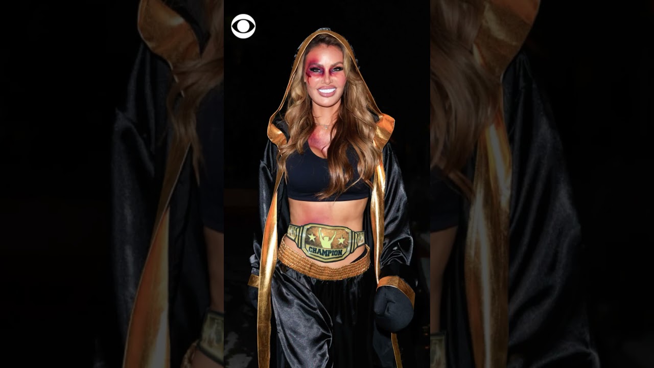 Celebrities are showing off their 2023 Halloween costumes - take a look! #shorts