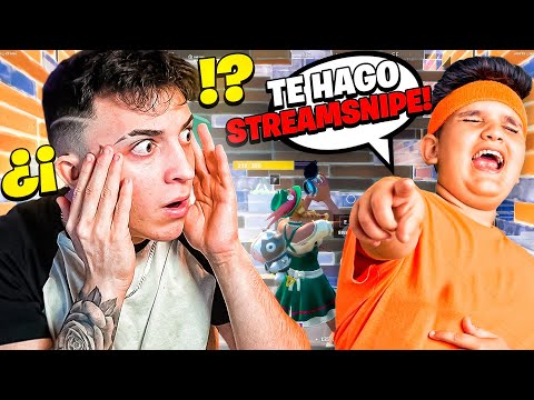 ME HACEN STREAM SNIPE Y MIS AMIGOS REACIONAN A MI NIVEL