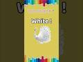 Colour learning video | white | 🤍 colour name 🎨🖌️