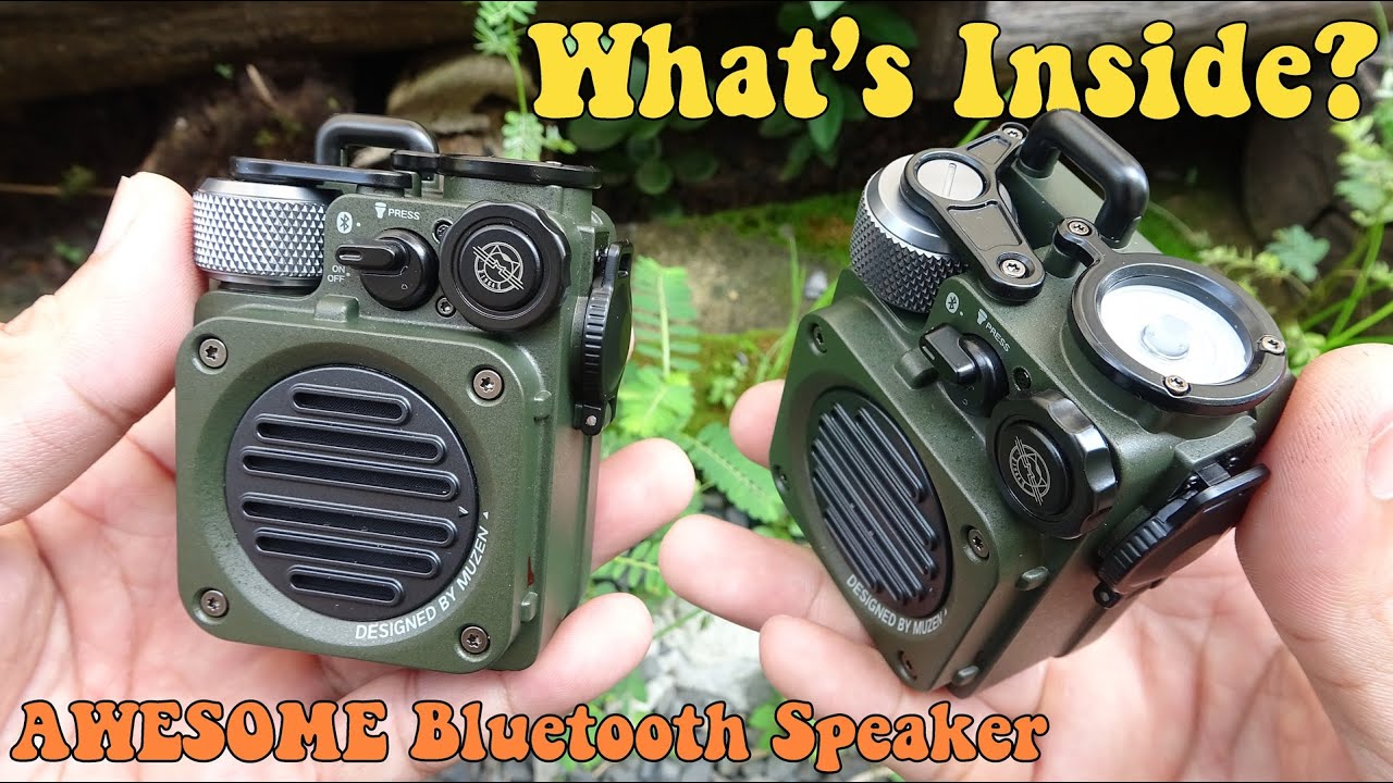 What's Inside MUZEN Wild Mini Rugged Outdoor Portable Bluetooth Speaker ...