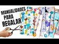 3 IDEAS DE MANUALIDADES QUE PUEDES HACER PARA REGALAR NIÑOS!! SHOW DE MANUALIDADES