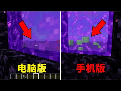 我的世界：基巖版與Java版的區別，這細節我還真不知道！