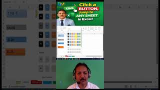 "Click a Button to Jump to Any Sheet in Excel!"