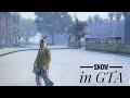 GTA online. Snow in GTA online. Winter in GTA. Зима в GTA.