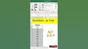 Convert Text  to Number format, #casanjeevbansal #XLProfessionals