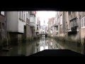 Canals of Dordrecht Holland by boat HD