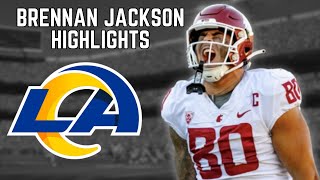 Brennan Jackson Highlights || Welcome to the Rams ||🔥