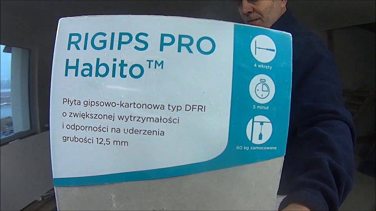 Habito Rigips Płyta gipsowo-kartonowa Rigips Habito - YouTube