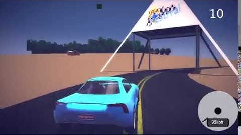 Blender Racing Game Road Test