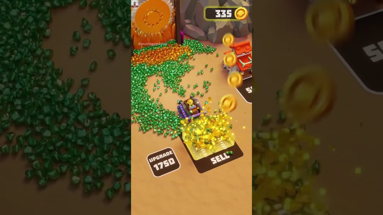 Обзор рекламы Zombie Miner: новый уровень 🧟‍♂️Расширение пещеры💰Золото и гоблины 