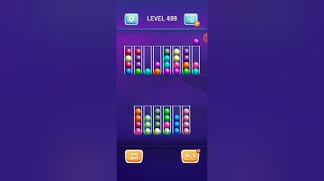 How to complete 499 Level ball sort puzzle color sort Game Latest tricks 2023