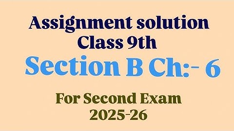 Std 9 maths vikas assignment 2026 vibhag B ch 6|dhoran 9 ganit vikas assignment vibhag B ch-6|#maths