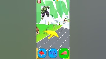 Shape-shifting Funny Race Gameplay new hyper casual games #shorts #gameplay #shapeshifting