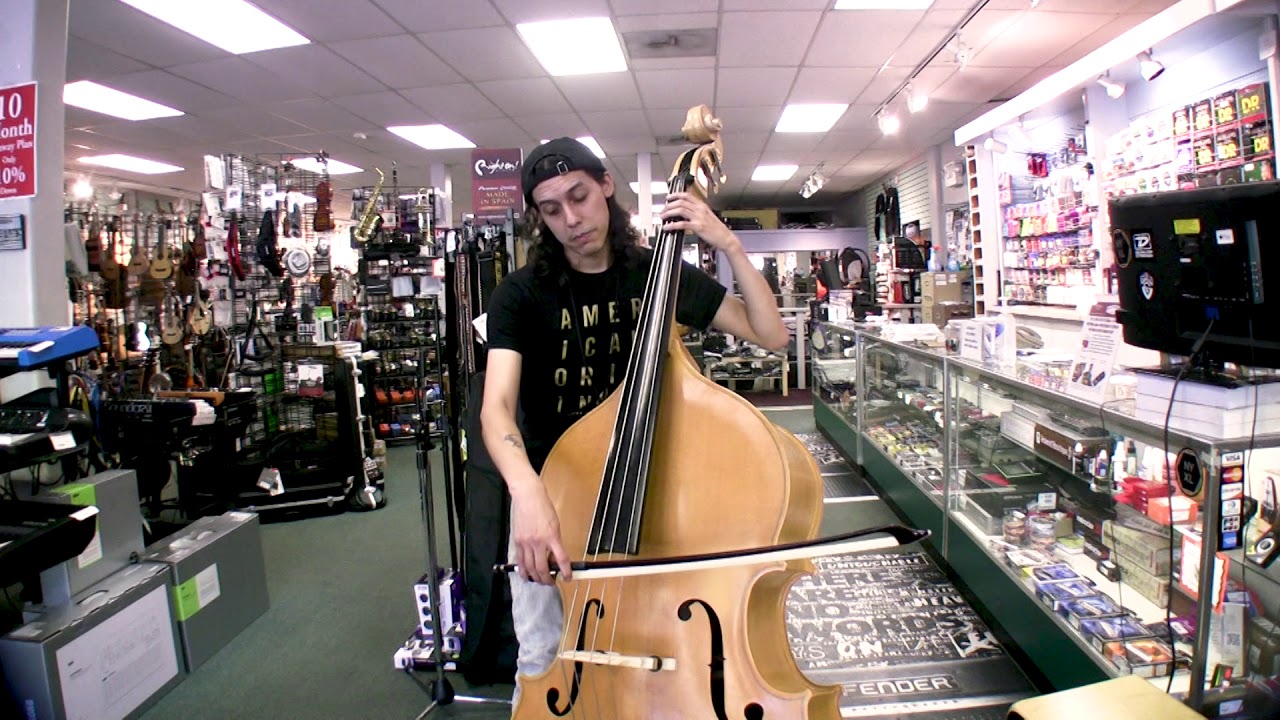 Palatino Student Double bass at Portland Music Company Division Store - YouTube