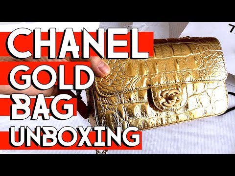 CHANEL GOLD BAG UNBOXING from 31 RUE CAMBON