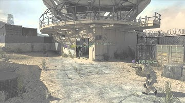 MW3- Throwing Knife Across The Map (Dome)